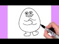 How to Draw Grimace  | McDonald&#39;s 맥도날드 그리메이스 그리기