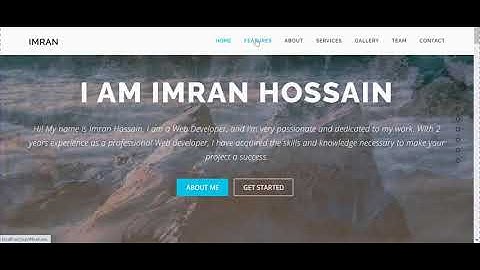 First WordPress Template, Using OnePress Theme