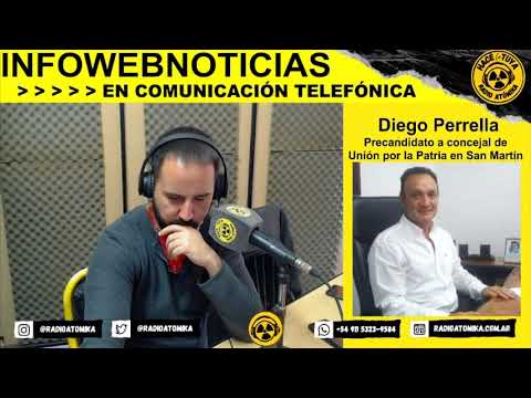 Diego Perrella 28/06/23 - Entrevista de Adrián Cordara en Infowebnoticias RADIO