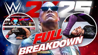 WWE 2K25 Complete BREAKDOWN of INSANE details you might have MISSED!