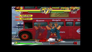 [DC] Capcom vs SNK 2 Mark of the Millennium 2001 hardest gameplay with cheat (Akuma)