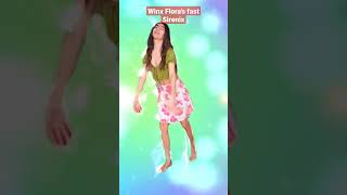 Winx Club Floras Fast Sirenix Transformation