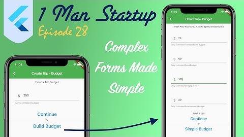 (Ep 28) Flutter: How to Build a Stateful Form