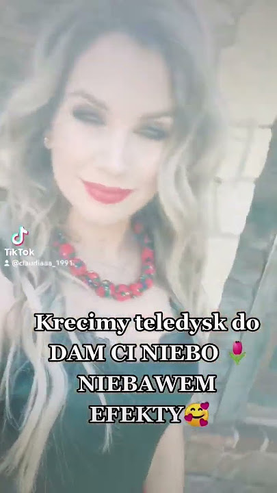 kochani, tak jak obiecalam, niebawem premiera mojego nowego singla 'Dam Ci Niebo' 🥰 czekacie?