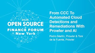 From CCC To Automated Cloud Detections and Remediations  Pedro Martín & Toni de la Fuente