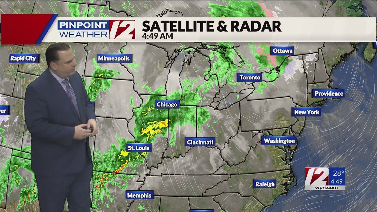 WPRI 12 Weather Forecast for 11/4/24: Chilly Today; Warmup Ahead - YouTube