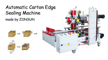How To Use The Automatic Carton Edge Sealing Machine
