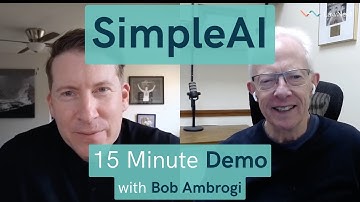 Bob Ambrogi demos in-house contract redlining tool SimpleAI with CEO Preston Clark
