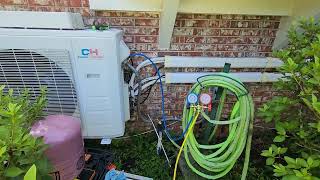 Adding refrigerant to my Cooper and Hunter Mini Split with R-410A from FreonMarketShop