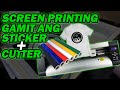 Screen Printing Using Vinyl Sticker and Cutter Plotter | T-shirt Printing | Screen Life