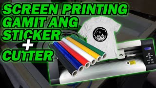 Screen Printing Using Vinyl Sticker and Cutter Plotter | T-shirt Printing | Screen Life