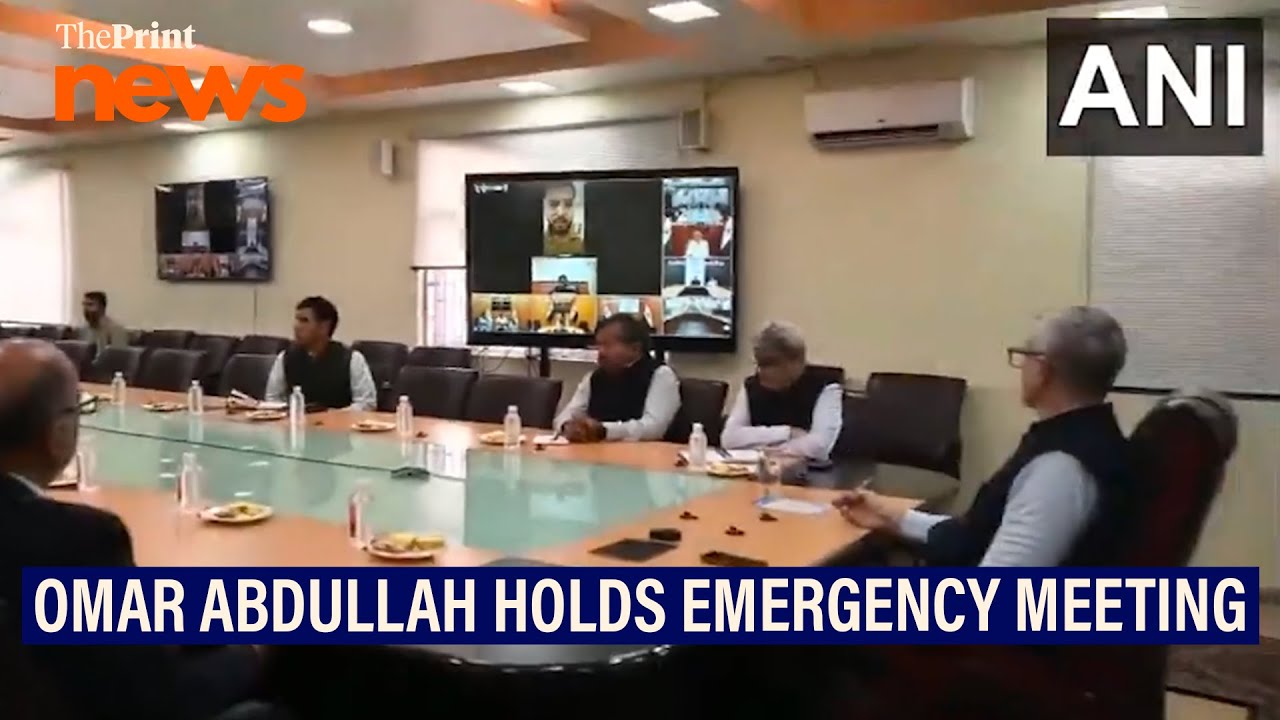 J&K CM Omar Abdullah holds emergency meeting to discuss situation around border areas