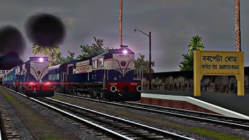 WDM vs WDM || Overtaking || Indian railways in msts openrail ||