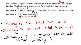 Comparing Functions Instructional Video