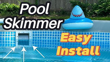 Easy Add Above Ground Pool Skimmer | DIY Setup and Important Tips!  Intex or Coleman