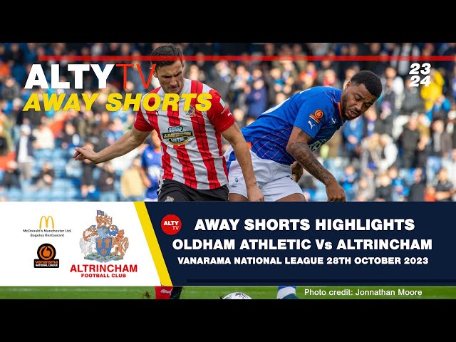 Altrincham vs Oldham Athletic on 25 Oct 22 - Match Centre - Oldham Athletic