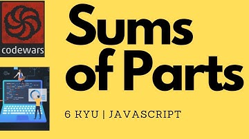 sum of parts | 6kyu codewars | slower solution