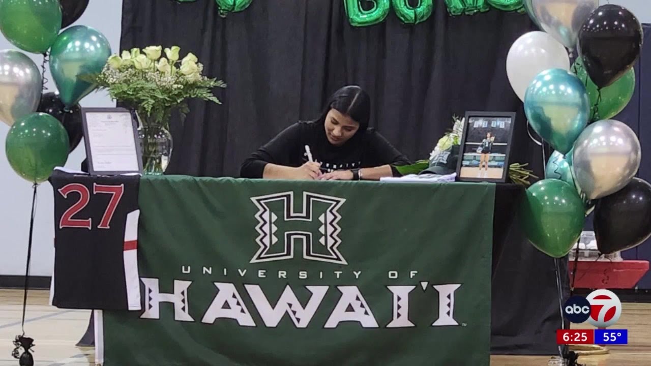 Community Champions Members of El Paso volleyball club sign letters of