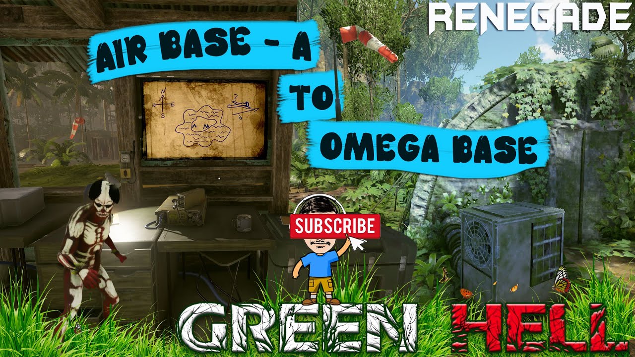 GREEN HELL Air base to Omega base Diving gear Codex Grapling