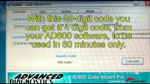 Programming a key for Suzuki Splash with AD 100 PRO and AD600 Code Wizard Pro