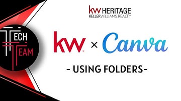 Techy Tuesday - KW x Canva: How to Organize Designs & Find Your Brokerage Folder