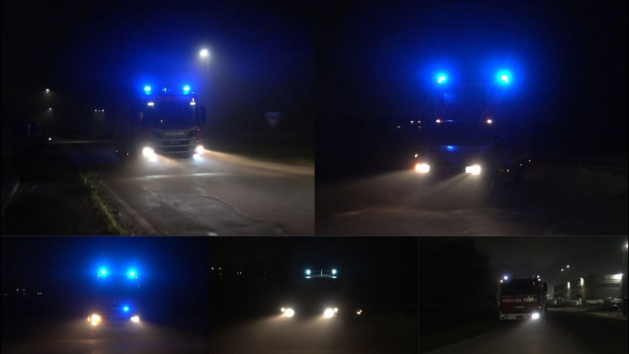 [INCENDIO CAPANNONE PLASTICA] ARRIVO ABP MAN+ABP SCANIA+ABP 190+ DEFENDER SCHIUMA+NBCR REGGIO EMILIA