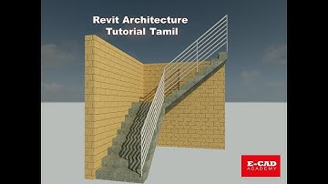 Revit architecture tutorial tamil - Stair by Sketch