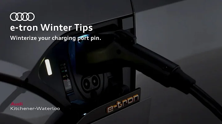 Audi e-tron Winter Tips | Winterize your charging port pin