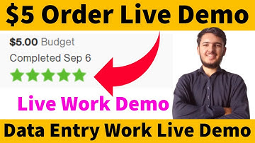 I Earn $5 In 15 Minutes Data Entry Work Live Demo Upwork Live Work Demo Email Scraping Job