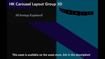 HK Carousel Layout Group 3D Tutorial | Settings