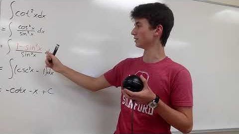 27 Integral of cot^2x