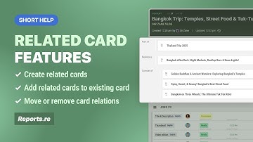 Connect Your Content: How to Use Related Cards in Reports.re