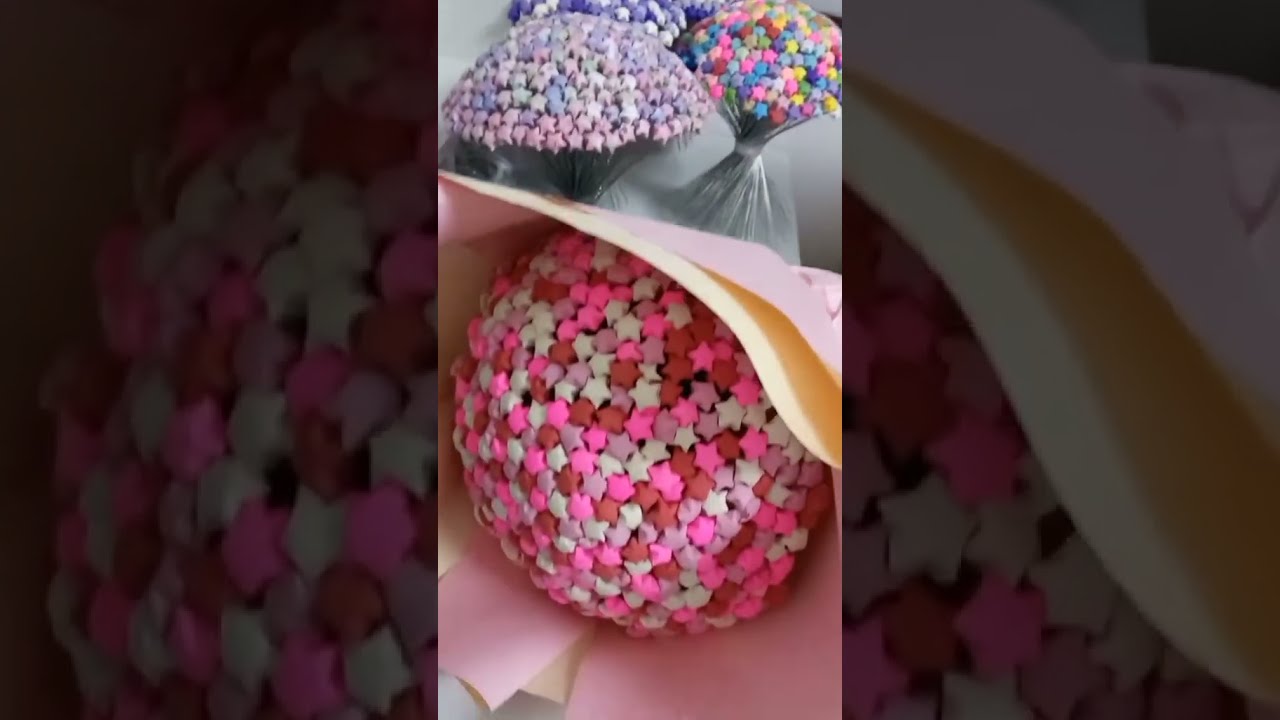 What Can You Do With Paper Stars Paperstars Origamistars Origami Craft Origamibouquet Diy