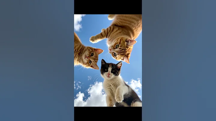 Watch the video about Cute kittens out for a walk in the park.