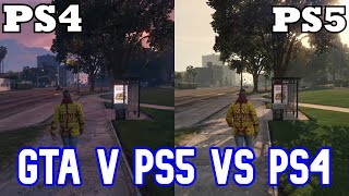 Gta 5 PS5 vs PS4 Gameplay Comparison - Gta 5 Online PS5 Graphics vs PS4