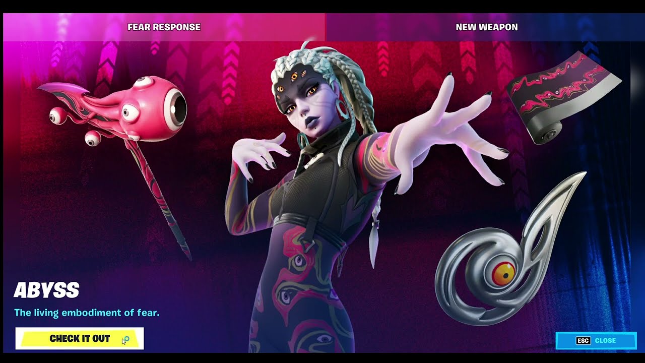 Fortnitemares 2022: Abyss Set