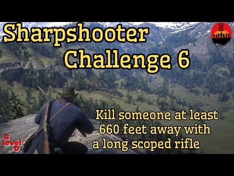 Sharpshooter Challenge 6: Kill Someone At Least 660 Feet With A Long Scoped Rifle. #RDR2 #Story #PS5