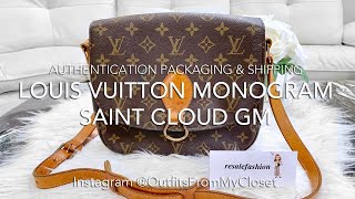 Louis Vuitton Vintage Preloved Monogram Saint Cloud GM: Authenticating  Packaging Shipping 