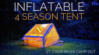 Amazon Inflatable Tent/Relaxing Secluded Riverside Camping 🏕️ @Ontrail82