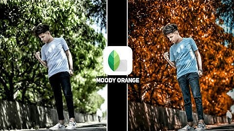 Snapseed Moody Orange Effect Photo Editing | Snapseed Photo Editing | Bdrock Editz #Orange