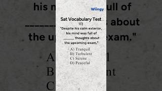 Can You Pick the Right SAT Vocab Word Under 5 sec? #sat #englishvocabulary #satvocabulary