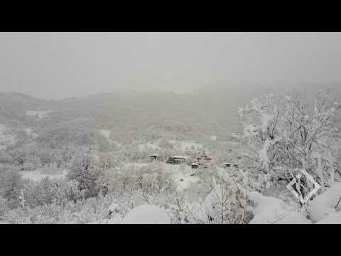 მაღალი ზონის სოფლებში თოვლის საფარი ერთი მეტრია