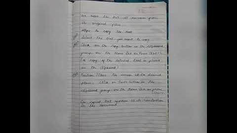 Class 4th chapter - Editing text in ms word 2010. (Part 2)