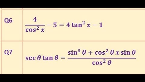 Trigonometric Identities from Test Papers with Best Solution MCR3U