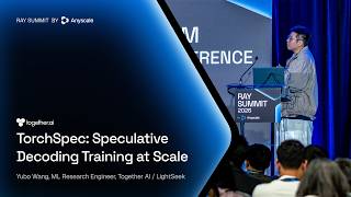 TorchSpec: Speculative Decoding Training at Scale | Together AI | Ray Summit 2026
