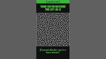 Maze Puzzle Challenge: Can You Solve All 3 Levels? 🧩🧠