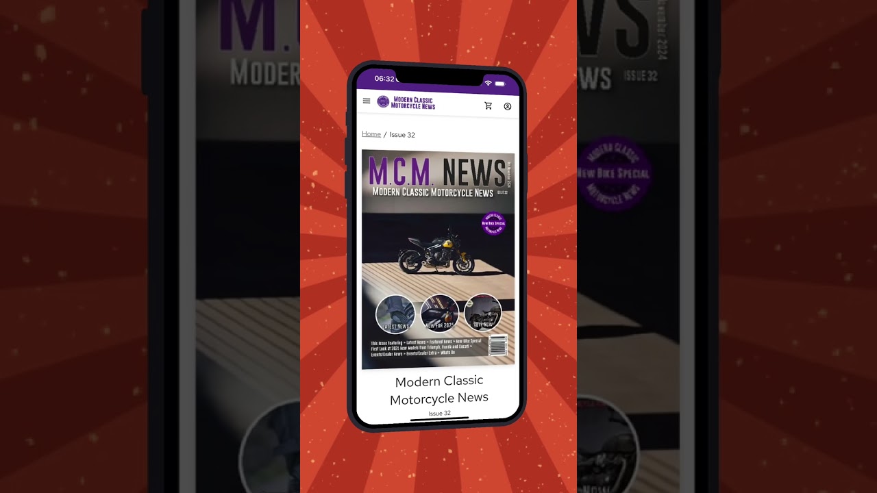 Just Dropped Issue 32 – Modern Classic Motorcycle News 1 Just Dropped Issue 32 Dated 8Th November 2024 - Modern Classic Motorcycle News.