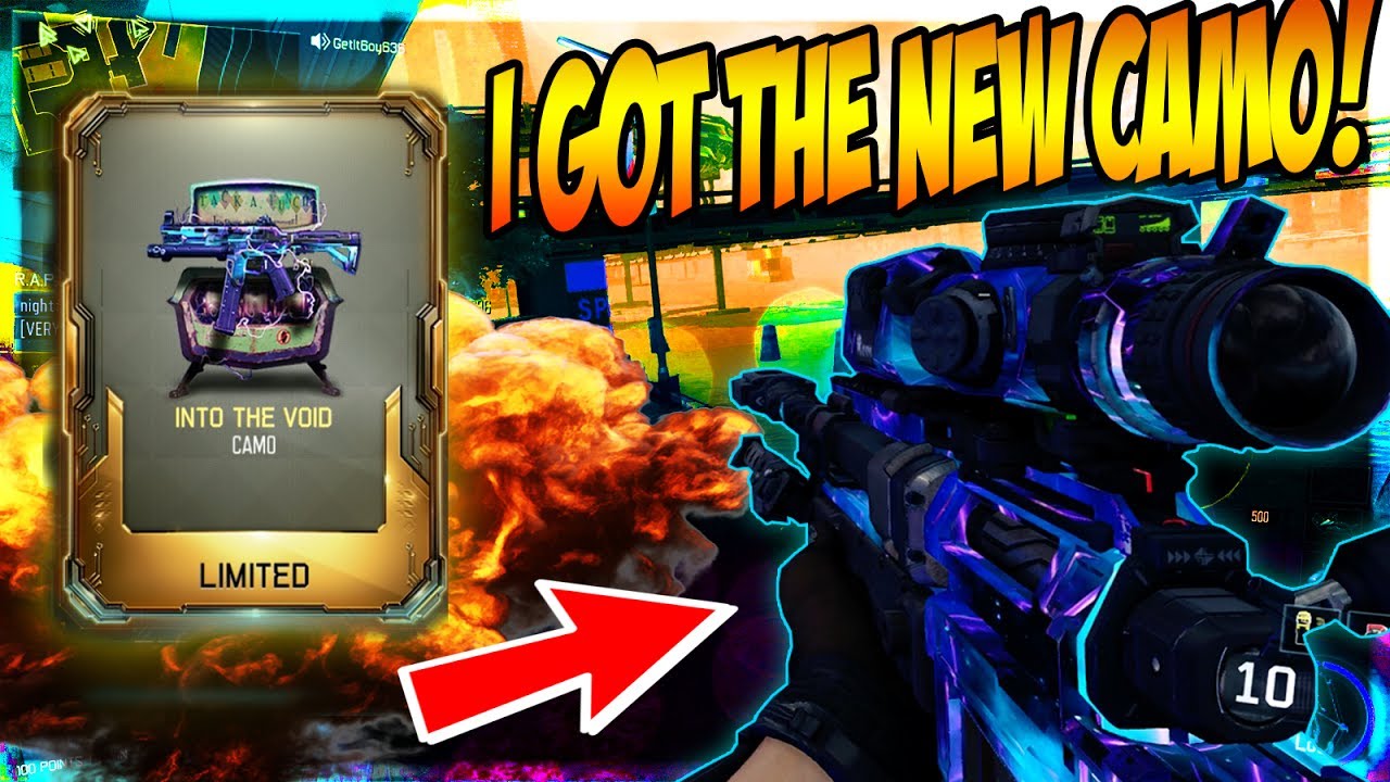 I GOT THE NEW CAMO! Supply Drop Opening "INTO THE VOID" Camo! (AK-74u, 1911, and Into The Void Hunt)