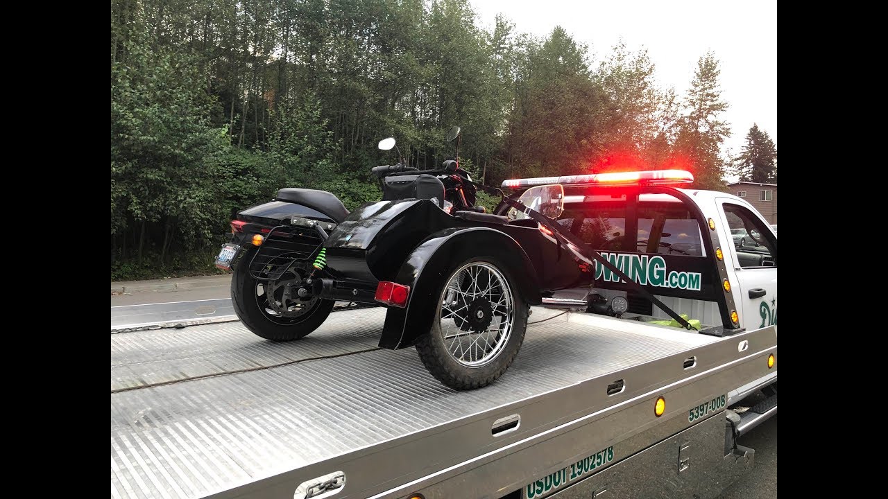 fitting a sidecar to a motorcycle