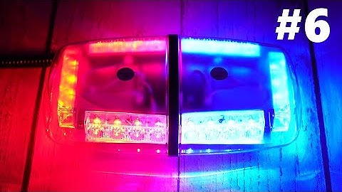 Tiếng Còi Xe Cảnh Sát 113, CSCĐ, Công An Giao Thông #6 - Đèn Ưu Tiên Cảnh Sát 24 LED | HOACON